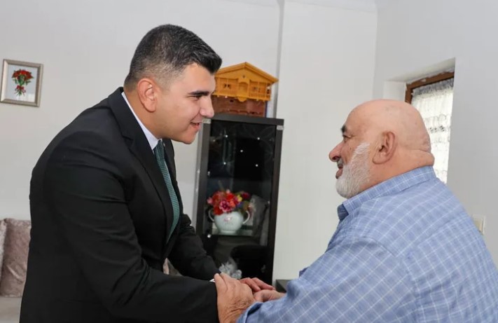 Artvin Vali Vekili Erdoğan, Kıbrıs Gazisini Evinde Ziyaret Etti