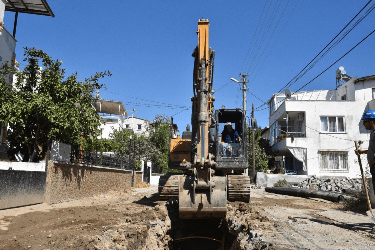 BASKİ’den Burhaniye’ye Kanalizasyon Atağı