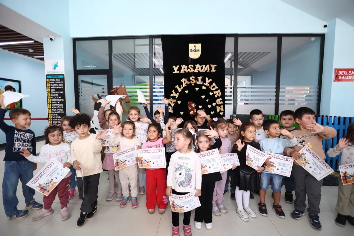 Kayseri Büyükşehir’den Dünya Hayvanları Koruma Günü’nde Çocuklara Özel Etkinlik