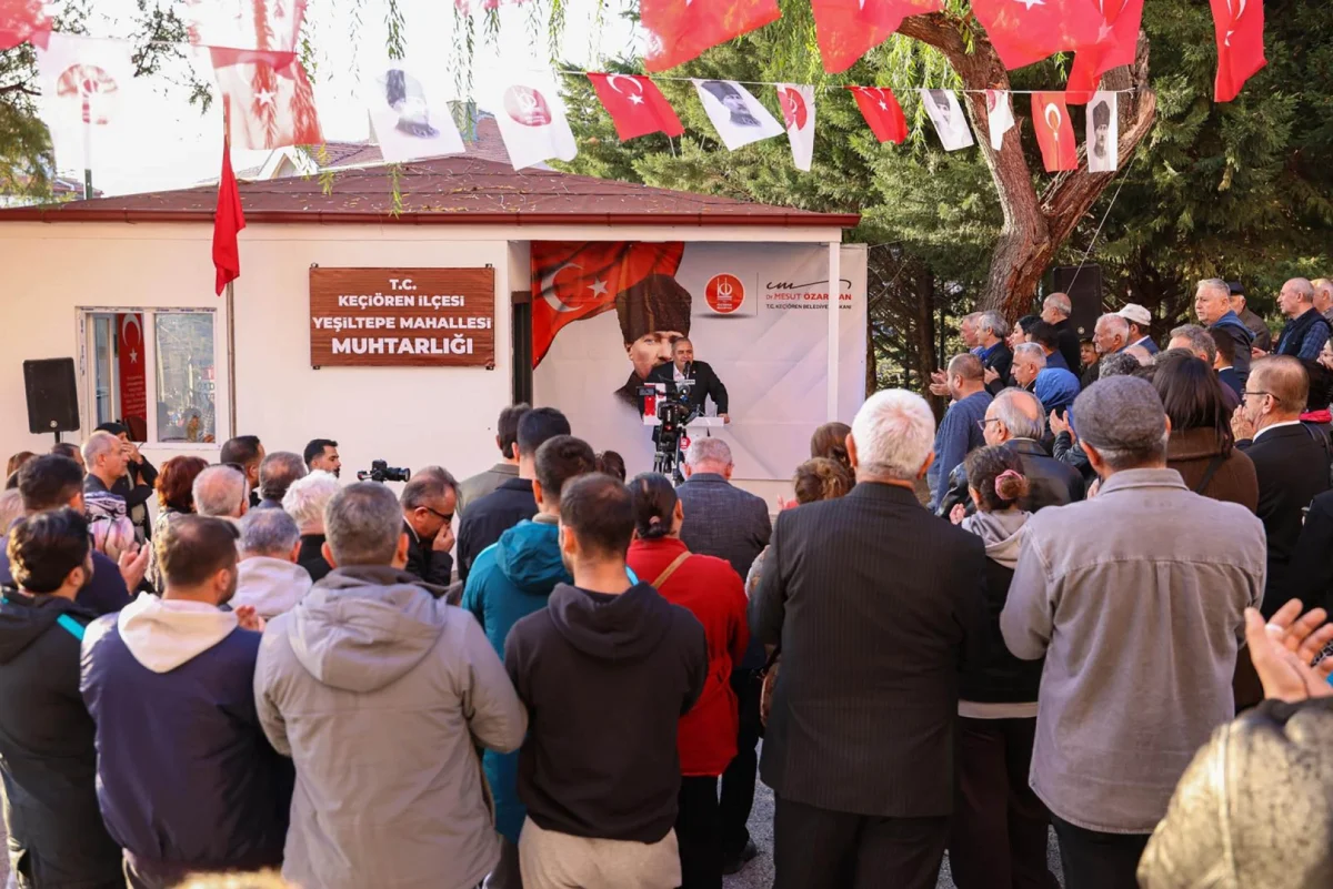Keçiören Yeşiltepe Mahallesi’ne Yeni Muhtarlık Binası Kazandırıldı