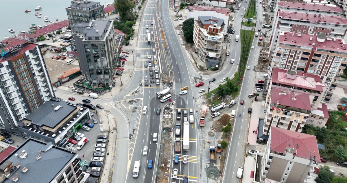 Trabzon’da Modern Kavşak Düzenlemesiyle Ulaşım Kolaylaşacak