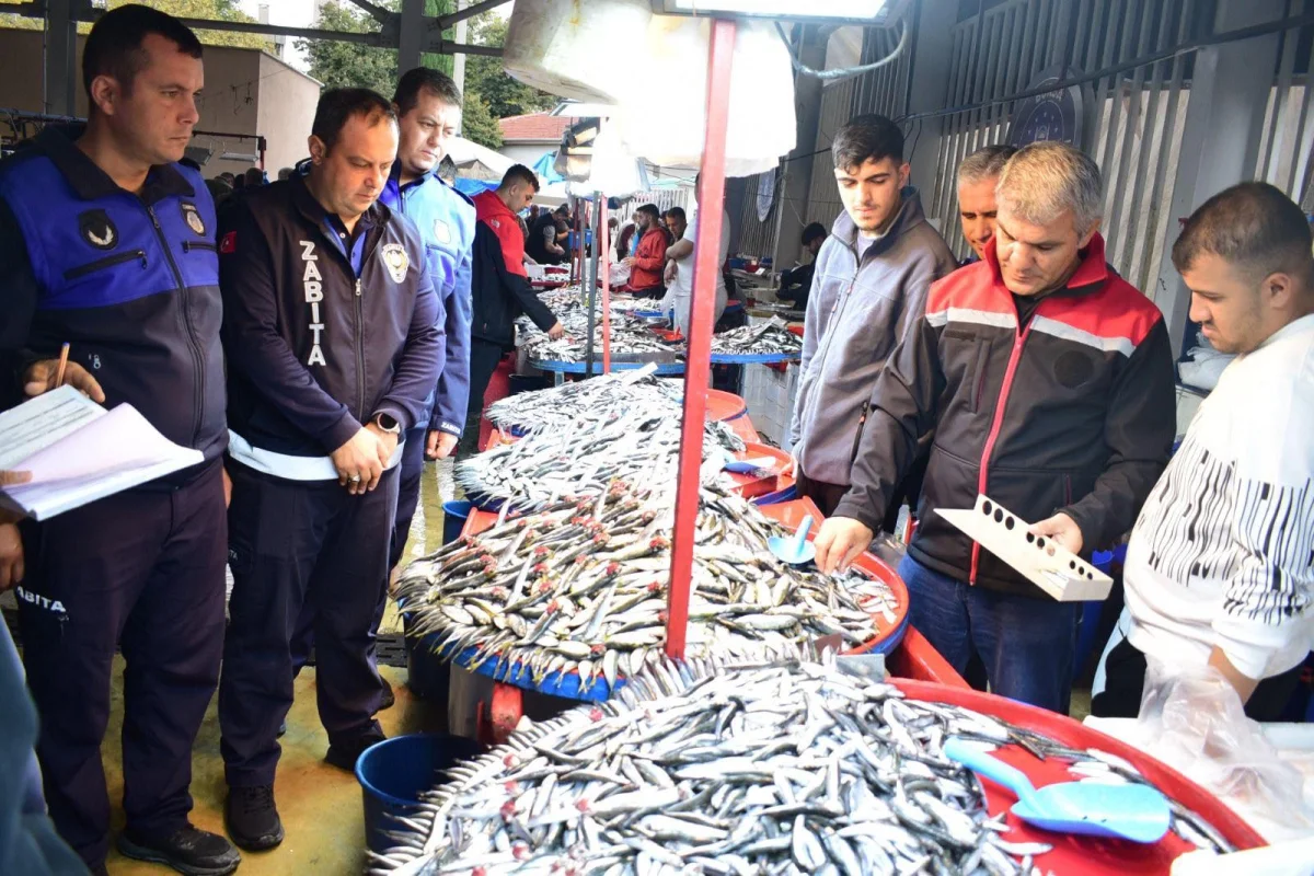 Yenişehir Zabıtası’ndan balık pazarına denetim